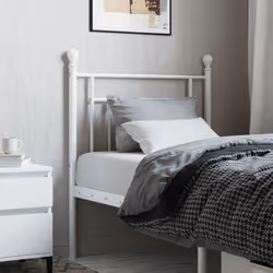VidaXL 374414 tête de lit et pied de lit Blanc