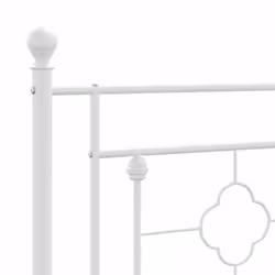 VidaXL 374414 tête de lit et pied de lit Blanc - Vue supplémentaire 4