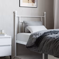 VidaXL 374417 tête de lit et pied de lit Blanc