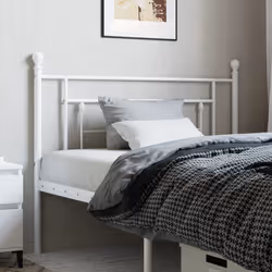 VidaXL 374422 tête de lit et pied de lit Blanc