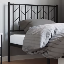 VidaXL 374465 tête de lit et pied de lit Noir - Vue supplémentaire 2
