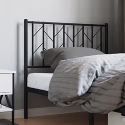 VidaXL 374465 tête de lit et pied de lit Noir - Vue supplémentaire 3