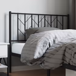 VidaXL 374468 tête de lit et pied de lit Noir