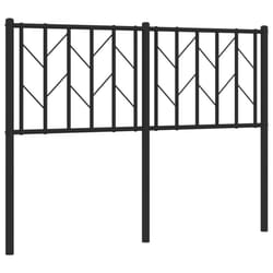 VidaXL 374469 tête de lit et pied de lit Noir