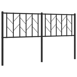 VidaXL 374471 tête de lit et pied de lit Noir
