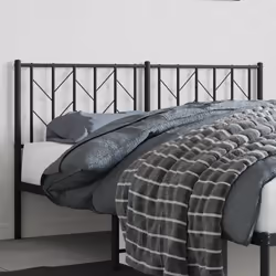 VidaXL 374471 tête de lit et pied de lit Noir