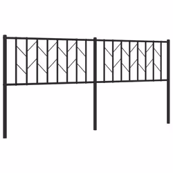 VidaXL 374473, Noir, Acier, 180 cm, 1870 mm, 90 cm, 30 mm