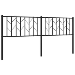 VidaXL 374473 tête de lit et pied de lit Noir