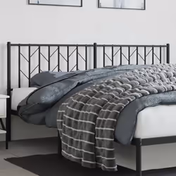 VidaXL 374473 tête de lit et pied de lit Noir