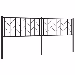 VidaXL 374474, Noir, Acier, 193 cm, 1980 mm, 90 cm, 30 mm