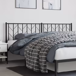 VidaXL 374474 tête de lit et pied de lit Noir