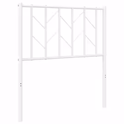 VidaXL 374512, Blanc, Acier, 75 cm, 800 mm, 90 cm, 40 mm