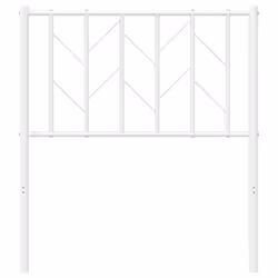 VidaXL 374512 tête de lit et pied de lit Blanc - Vue supplémentaire 4