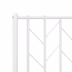 VidaXL 374522 tête de lit et pied de lit Blanc - Vue supplémentaire 5