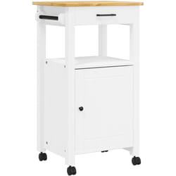 Chariot de cuisine monza 48x40x90 cm bois massif de pin Vidaxl