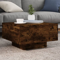 Vidaxl - Table basse chêne fumé 55x55x31 cm bois d'ingénierie
