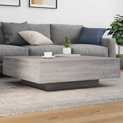 Vidaxl - Table basse sonoma gris 100x100x31 cm bois d'ingénierie