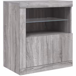 Décorez votre pièce avec ce buffet moderne avec éclairage LED, il s'harmonise facilement avec les meubles de tout style de vo ...