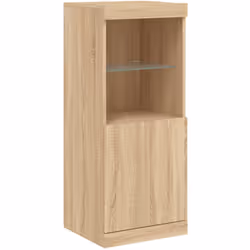 Décorez votre pièce avec ce buffet moderne avec éclairage LED, il s'harmonise facilement avec les meubles de tout style de vo ...