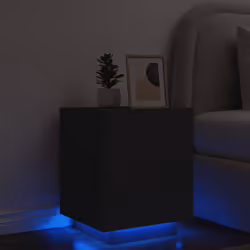 VidaXL 836737 Table de nuit et table de chevet Noir