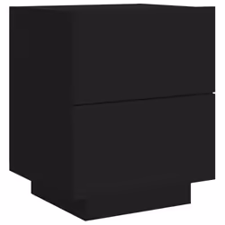 VidaXL 836737 Table de nuit et table de chevet Noir