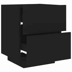 VidaXL 836738 Table de nuit et table de chevet Noir - Vue supplémentaire 6