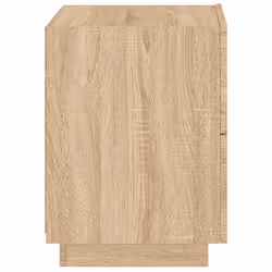 VidaXL 836739 Table de nuit et table de chevet Chêne - Vue supplémentaire 8