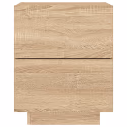 VidaXL 836740 Table de nuit et table de chevet Chêne - Vue supplémentaire 7