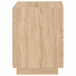 VidaXL 836740 Table de nuit et table de chevet Chêne - Vue supplémentaire 8