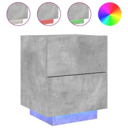 VidaXL 836741 Table de nuit et table de chevet Couleur du béton