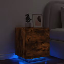 VidaXL 836743 Table de nuit et table de chevet Chêne
