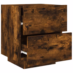 VidaXL 836744 Table de nuit et table de chevet Chêne - Vue supplémentaire 6
