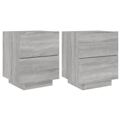VidaXL 836746 Table de nuit et table de chevet Chêne