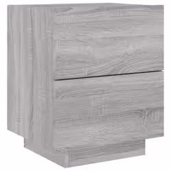 VidaXL 836746 Table de nuit et table de chevet Chêne - Vue supplémentaire 6