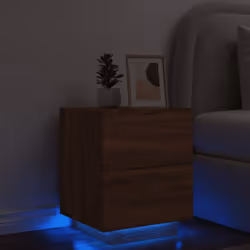 VidaXL 836748 Table de nuit et table de chevet Chêne