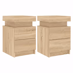 VidaXL 836754, Chêne, Bois, 350 mm, 390 mm, 550 mm, 2 pièce(s)