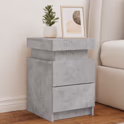 Décorez votre chambre avec ces tables de chevet modernes dotées de lumières LED, elles s'intègrent facilement aux meubles de  ...