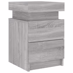VidaXL 836759 Table de nuit et table de chevet Chêne - Vue supplémentaire 6