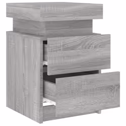 VidaXL 836760 Table de nuit et table de chevet Chêne - Vue supplémentaire 7