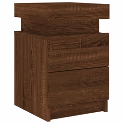 VidaXL 836761 Table de nuit et table de chevet Chêne - Vue supplémentaire 6