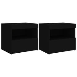 VidaXL 836766 Table de nuit et table de chevet Noir