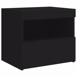 VidaXL 836766 Table de nuit et table de chevet Noir - Vue supplémentaire 7
