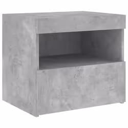 VidaXL 836770 Table de nuit et table de chevet Couleur du béton - Vue supplémentaire 7