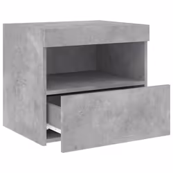 VidaXL 836770 Table de nuit et table de chevet Couleur du béton - Vue supplémentaire 8