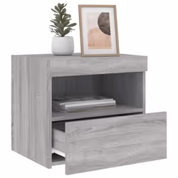 VidaXL 836774 Table de nuit et table de chevet Chêne - Vue supplémentaire 5