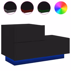 VidaXL 836778, Noir, Bois, 700 mm, 360 mm, 405 mm, 1 pièce(s)