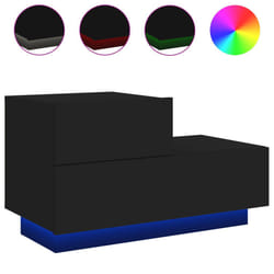 VidaXL 836778 Table de nuit et table de chevet Noir