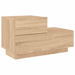 VidaXL 836779 Table de nuit et table de chevet Chêne - Vue supplémentaire 5