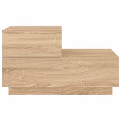 VidaXL 836779 Table de nuit et table de chevet Chêne - Vue supplémentaire 7