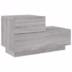 VidaXL 836782 Table de nuit et table de chevet Chêne - Vue supplémentaire 5